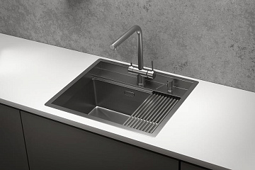 Мойка кухонная Granula Kitchen Space 6051, сталь сатин