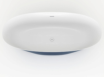 Ванна из искусственного камня Plumberia Selection Veloma 160x70 см, отдельностоящая, биколор матовый