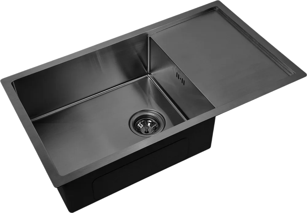 Мойка кухонная Zorg Inox PVD 7844 grafit Sancos — официальный сайт