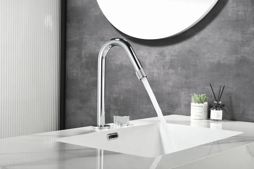 Смеситель для раковины Black&White Gravity 7108C chrome Sancos — официальный сайт
