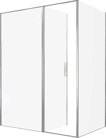Душевой уголок Allen Brau Priority 160x100, профиль хром, стекло прозрачное