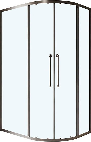 Душевой уголок Cezares Relax RELAX-304-RH-2-120/90-C-GM 120x90, профиль оружейная сталь