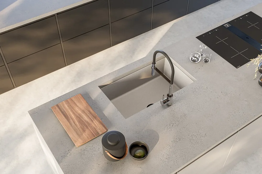 Мойка кухонная Alveus Omni Granital 40 concrete Sancos — официальный сайт