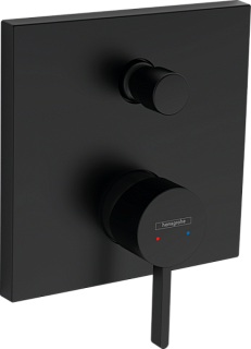 Встраиваемый смеситель Hansgrohe Finoris 76415670 матовый черный