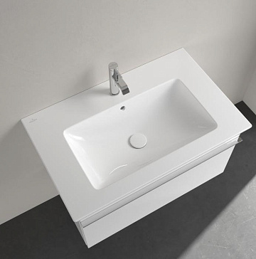 Мебельная раковина Villeroy & Boch Venticello 41048L01 80х50 альпийский белый