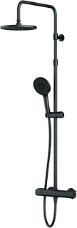 Душевая стойка AM.PM X-Joy F0785A422, черный матовый, с термостатом