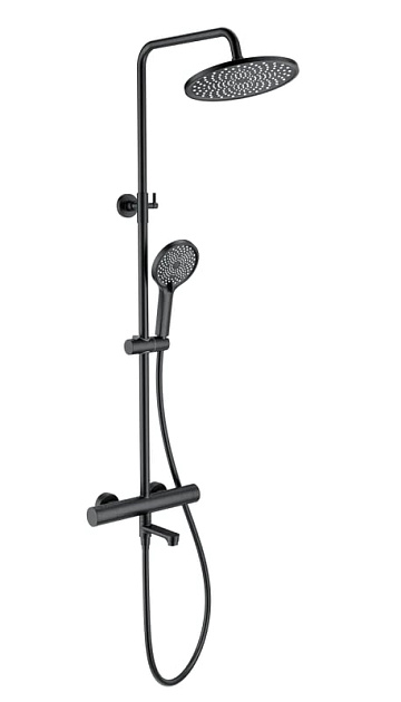 Душевая стойка Wonzon & Woghand WW-B3069-MB, матовая черная