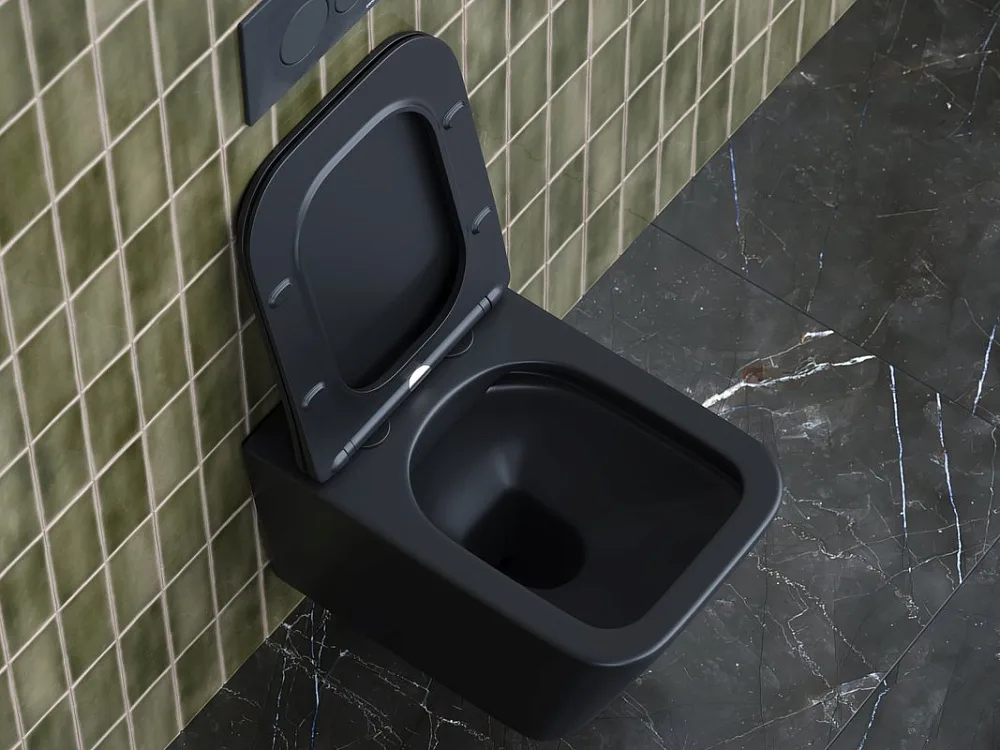 Унитаз подвесной Ceramicanova Metric CN3007MB Sancos — официальный сайт