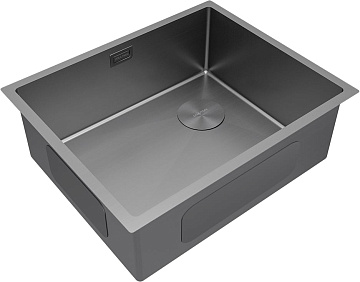 Мойка кухонная Paulmark Next-Skew PM885444-MG серый матовый