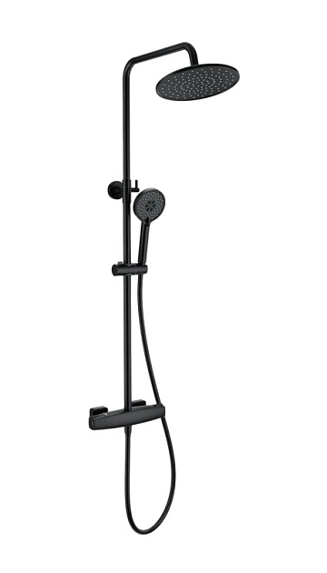 Душевая стойка Wonzon & Woghand NEO WW-B3035-A-MB, матовая черная