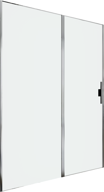 Душевая дверь в нишу Allen Brau Priority 3.31034.00 140 см, профиль хром, стекло прозрачное Optiwhit