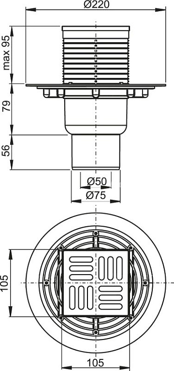 Душевой трап AlcaPlast APV 2311