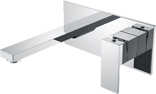 Смеситель для раковины Boheme Qubic 475-CR С ВНУТРЕННЕЙ ЧАСТЬЮ, chrome