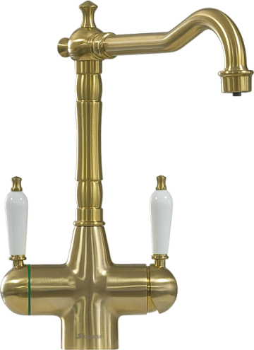 Смеситель для кухни Seaman Visconti SSL-7517-LG light gold