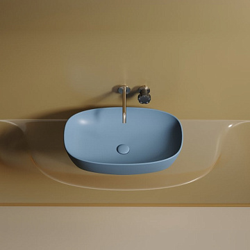 Накладная раковина Ceramicanova Element CN6049ML голубая матовая