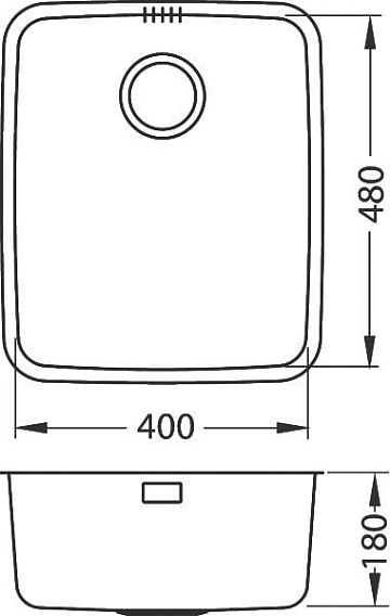 Мойка кухонная Alveus Luno 40