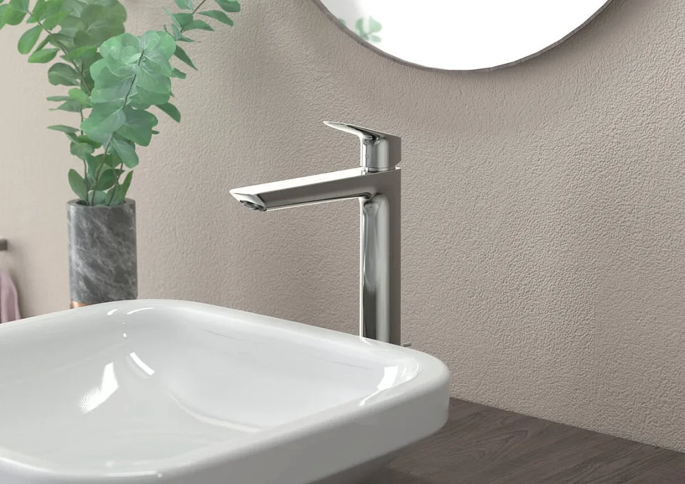 Смеситель для раковины Hansgrohe Logis Fine 240 71257000 хром Sancos — официальный сайт