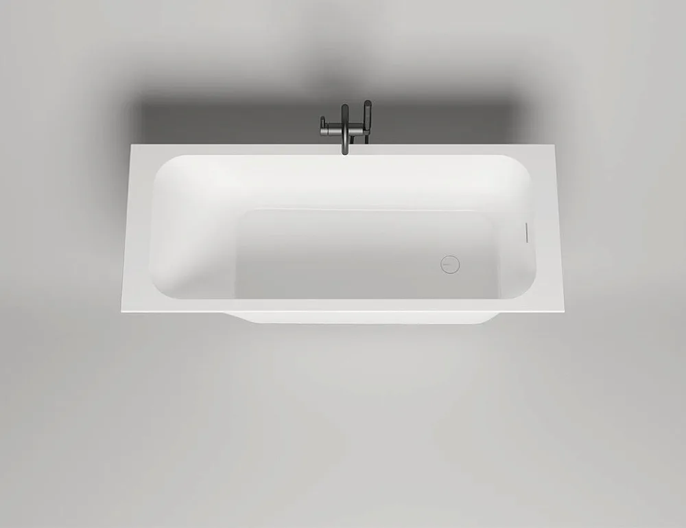 Ванна из искусственного камня Salini Orlanda Kit S-Sense 170x80 см, встраиваемая, белая, на ножках,  Sancos — официальный сайт