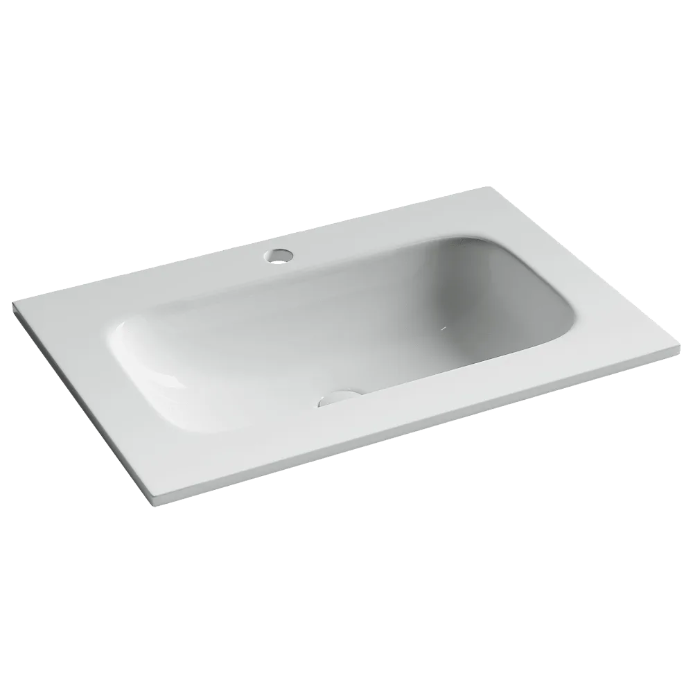 Мебельная раковина Ceramicanova Grace CN7031, белая Sancos — официальный сайт
