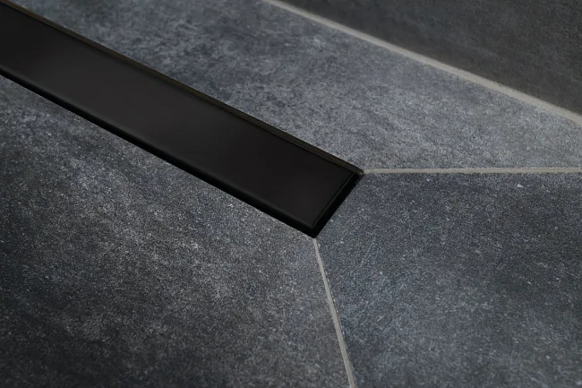 Душевой трап (лоток) BETTOSERB Frameless Line 950 черный матовый Sancos — Оригинал
