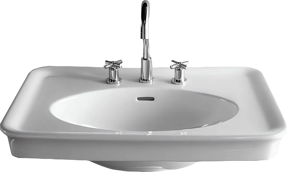 Раковина Hatria Dolcevita Y0EJ01 75 см, белая Sancos — официальный сайт