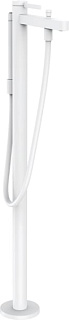 Напольный смеситель для ванны с душем Hansgrohe Finoris 76445700, матовый белый