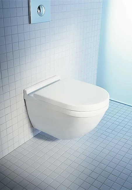 Унитаз подвесной Duravit Starck 3 2225090000 63890000 с микролифтом, глянцевый белый Sancos — Оригинал