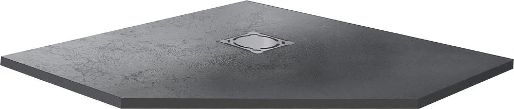 Поддон для душа RGW Stone Tray ST/T-0100G 100х100х2,5 графит Sancos — официальный сайт