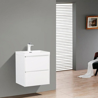 Тумба под раковину без столешницы BelBagno Pietra Mini 50 bianco lucido