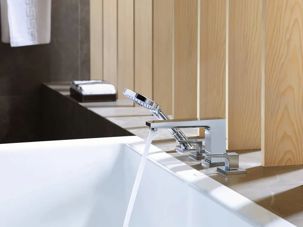 Смеситель на борт ванны Hansgrohe Metropol 74552000 Sancos — официальный сайт