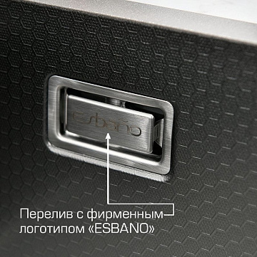 Мойка кухонная многофункциональная GEYSERUS-2 68 см цвет тёмная сталь, рычажный кран для чистой воды