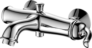 Смеситель для ванны с душем BelBagno Tiffani TIF VASM CRM