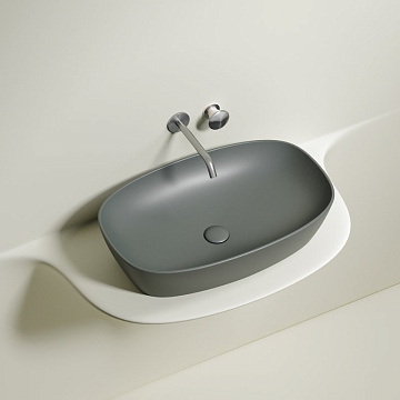 Накладная раковина Ceramicanova Element CN6049MH антрацит матовая