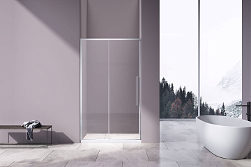 Душевая дверь в нишу Vincea Slim-N VDS-4SN110CL 110 см, профиль хром