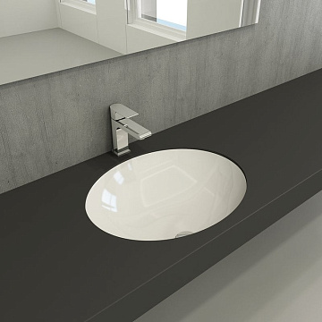 Раковина Berges Ego 56x45, глянцевая белая