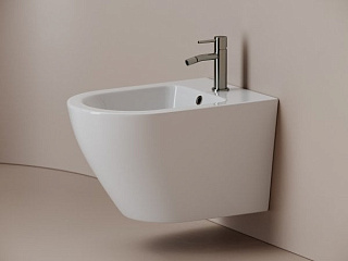 Биде подвесное Ceramicanova Whirl CN11008 белый