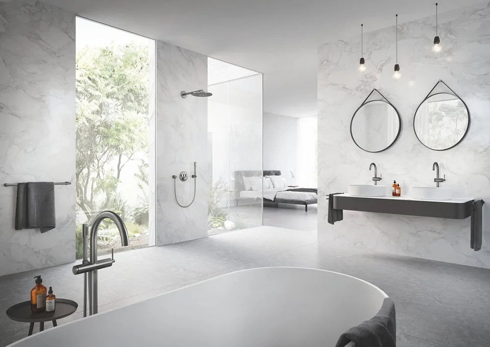 Полотенцедержатель Grohe Atrio New 40308AL3 графит Sancos — официальный сайт