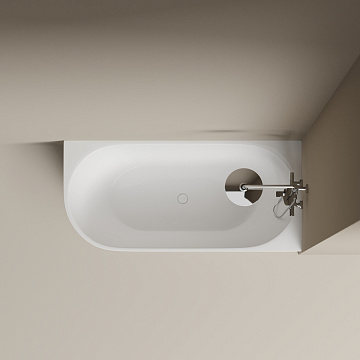 Акриловая ванна Sancos Edge 170x80 см, правая, FB23R