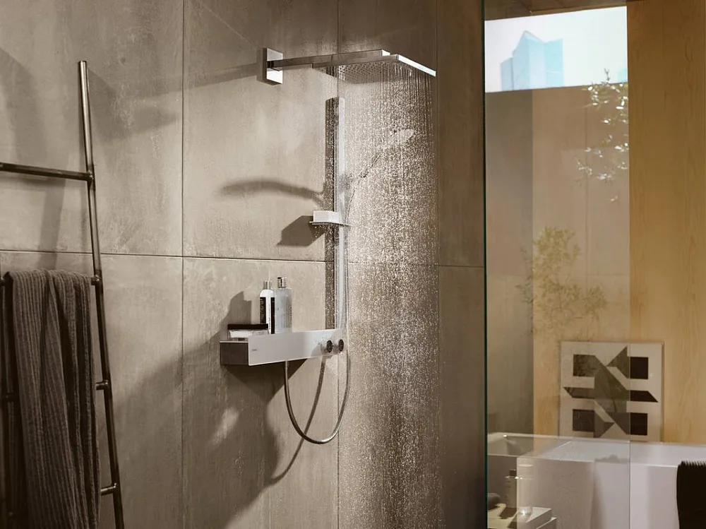 Термостатический смеситель встраиваемый Hansgrohe ShowerTablet 13108000, для душа Sancos — официальный сайт