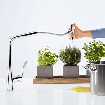 Смеситель для кухни Hansgrohe Metris Select 14884000