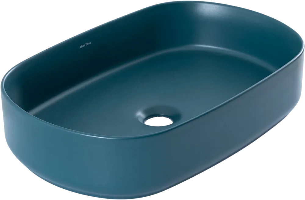 Накладная раковина Allen Brau Fantasy Oval 55x36, петроль Sancos — официальный сайт