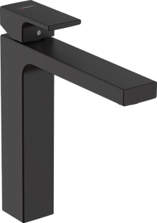 Смеситель для раковины Hansgrohe Vernis Shape 71591670 матовый черный