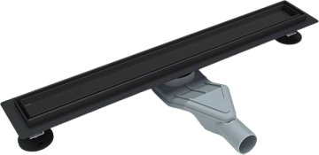 Душевой трап (лоток) Esbano Combi Tile 80 cм, матовый черный