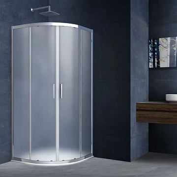 Душевой уголок Vincea Alpha VSQ-3AL800MT 80x80, профиль хром, стекло текстурное