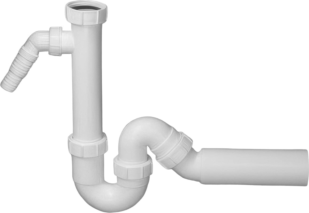 Сифон для раковины McAlpine MRSK4A, с отводом