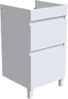Тумба под раковину без столешницы IDDIS Optima Home 110, 2 ящика