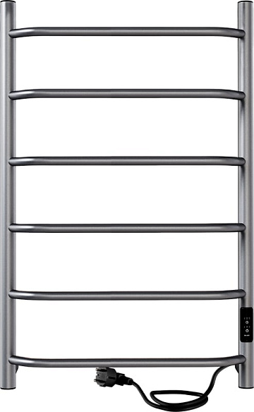 Полотенцесушитель электрический Indigo Roof Lux LCRLE80-50GFMRt graphite metallic