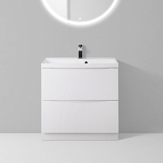 Тумба под раковину без столешницы BelBagno Marino 60 bianco lucido, напольная