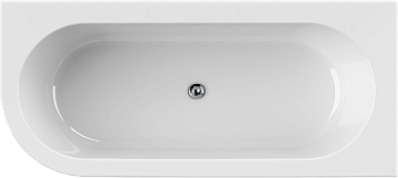 Акриловая ванна Cezares Slim 180x80 см, правая, SLIM CORNER-180-80-60-R-W37-SET