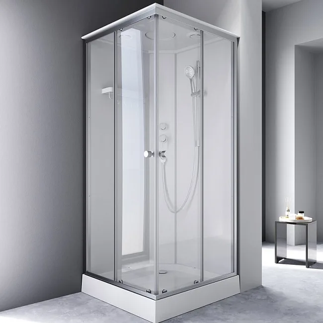 Душевая кабина AM.PM X-Joy Square W94C-403-090MT 90х90 см, матовый хром Sancos — Оригинал